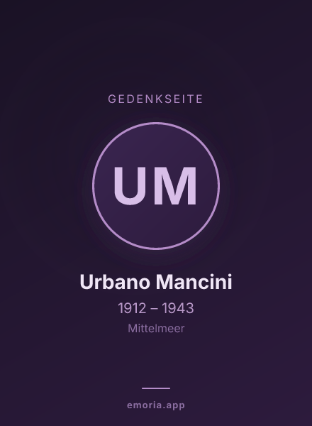 Gedenkportrait von Urbano Mancini
