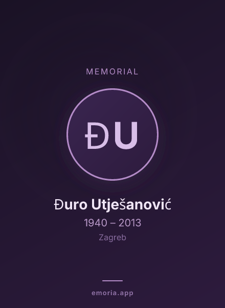 Memorial portrait of Đuro Utješanović