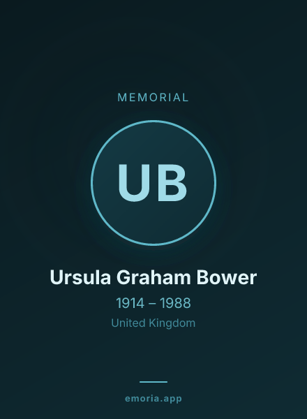 Memorial portrait of Ursula Graham Bower
