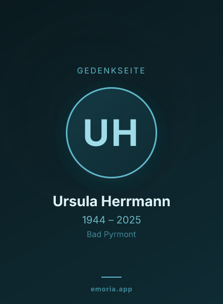 Gedenkportrait von Ursula Herrmann
