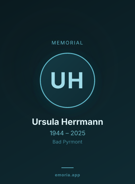 Memorial portrait of Ursula Herrmann