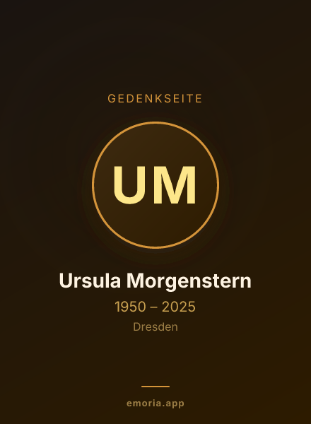 Gedenkportrait von Ursula Morgenstern