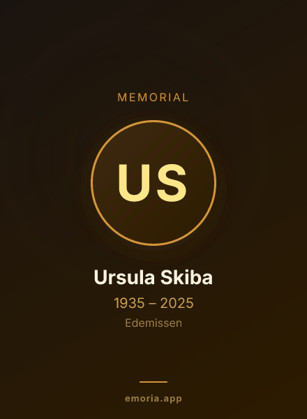 Memorial portrait of Ursula Skiba