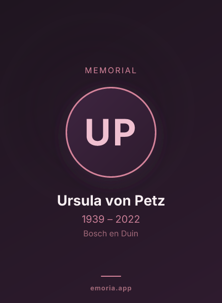 Memorial portrait of Ursula von Petz