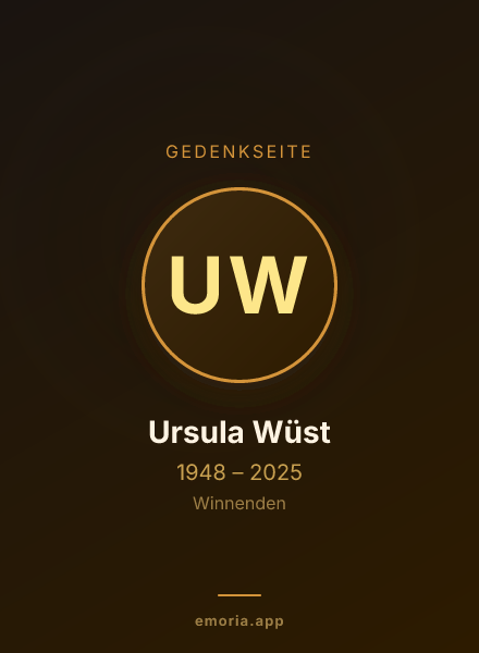 Gedenkportrait von Ursula Wüst