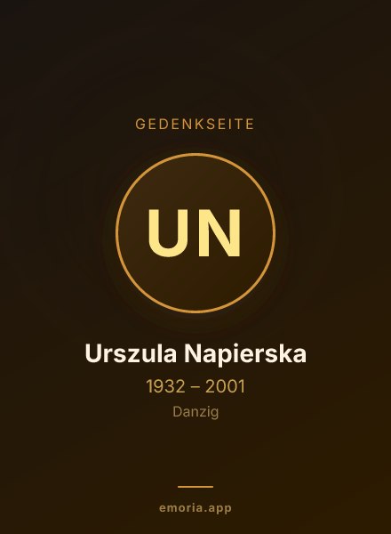 Gedenkportrait von Urszula Napierska