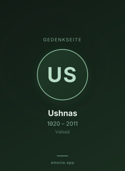 Gedenkportrait von Ushnas