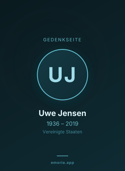 Gedenkportrait von Uwe Jensen