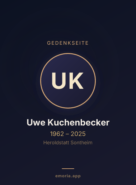 Gedenkportrait von Uwe Kuchenbecker
