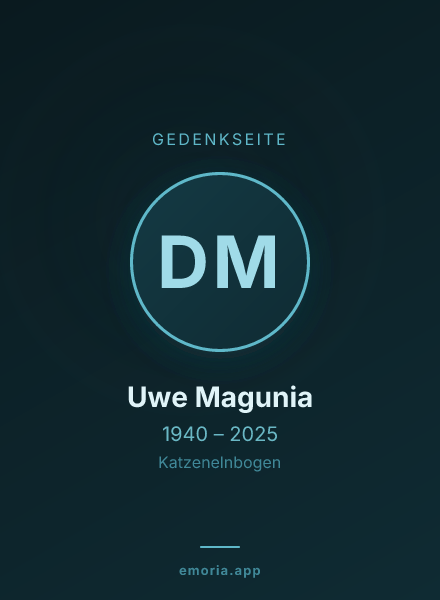Gedenkportrait von Dr. med. Uwe Magunia