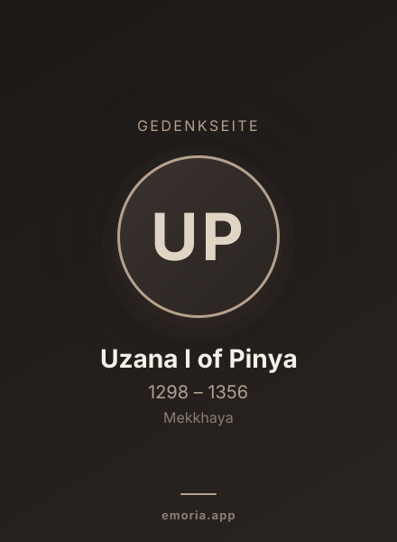 Gedenkportrait von Uzana I of Pinya