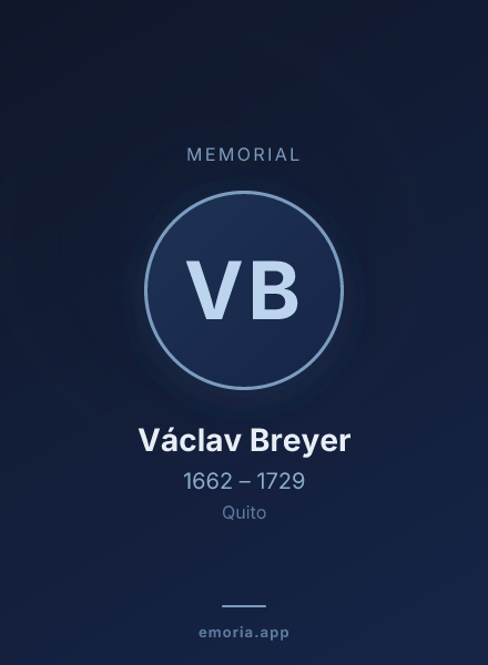 Memorial portrait of Václav Breyer