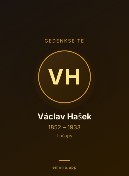Gedenkportrait von Václav Hašek