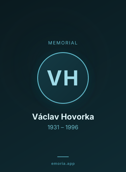 Memorial portrait of Václav Hovorka