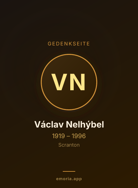 Gedenkportrait von Václav Nelhýbel