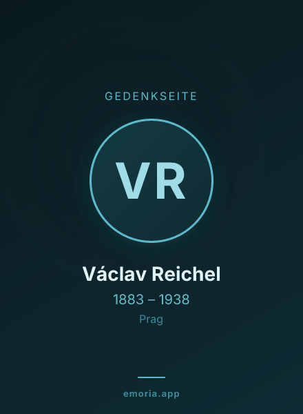 Gedenkportrait von Václav Reichel