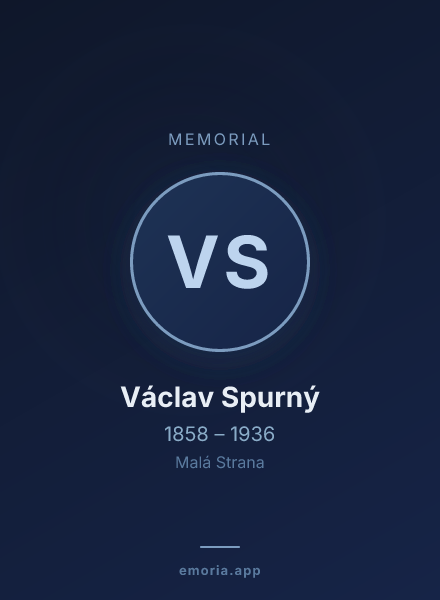 Memorial portrait of Václav Spurný