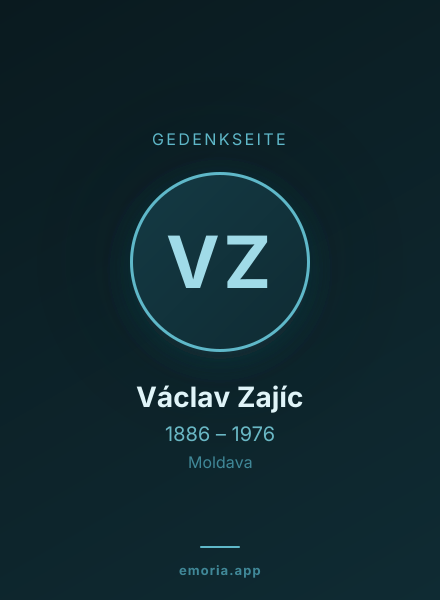 Gedenkportrait von Václav Zajíc