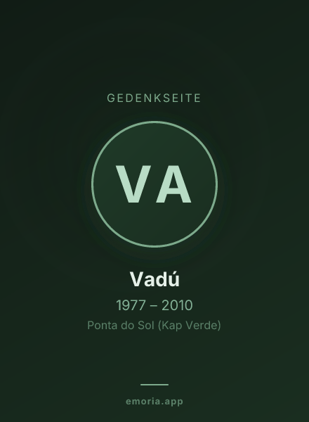 Gedenkportrait von Vadú
