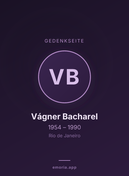 Gedenkportrait von Vágner Bacharel