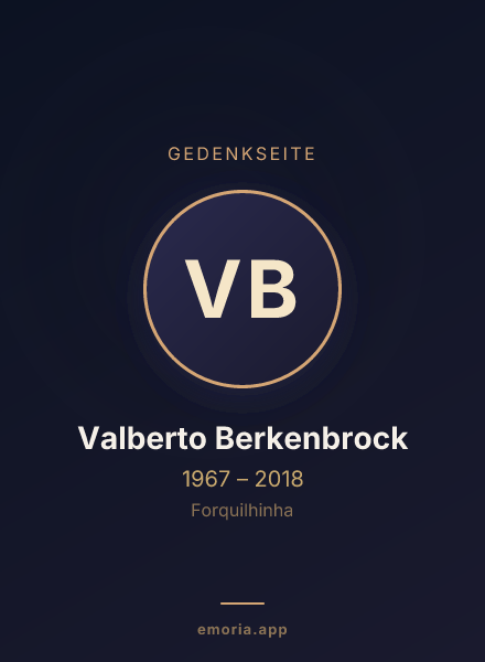 Gedenkportrait von Valberto Berkenbrock