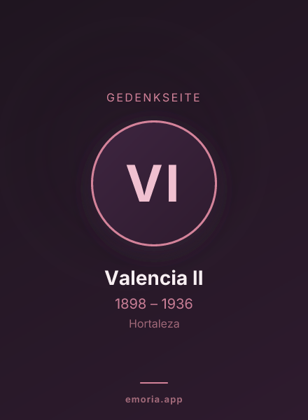 Gedenkportrait von Valencia II