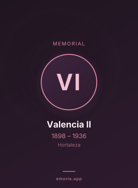 Memorial portrait of Valencia II