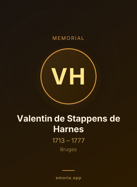 Memorial portrait of Valentin de Stappens de Harnes