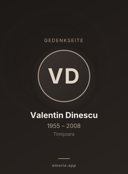 Gedenkportrait von Valentin Dinescu