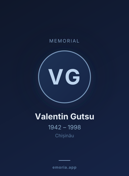 Memorial portrait of Valentin Gutsu