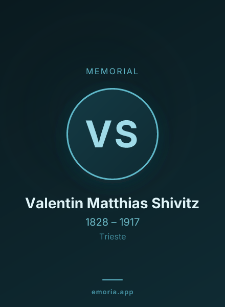 Memorial portrait of Valentin Matthias Shivitz