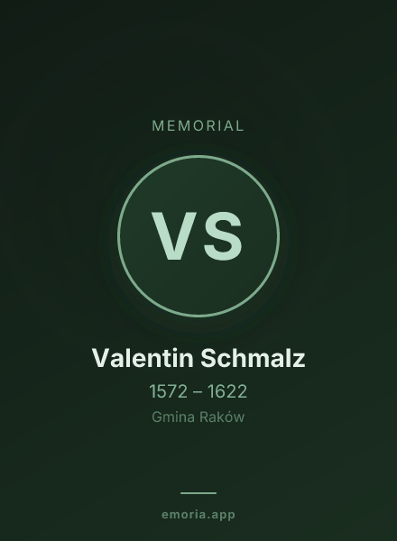 Memorial portrait of Valentin Schmalz