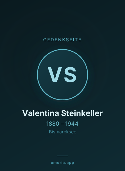 Gedenkportrait von Valentina Steinkeller