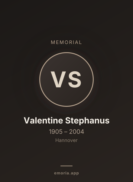 Memorial portrait of Valentine Stephanus