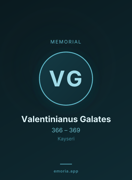 Memorial portrait of Valentinianus Galates
