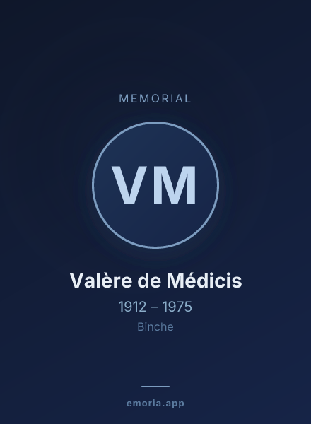 Memorial portrait of Valère de Médicis