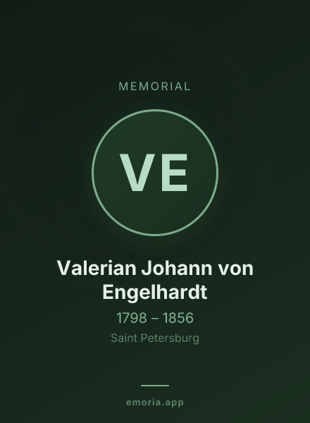 Memorial portrait of Valerian Johann von Engelhardt