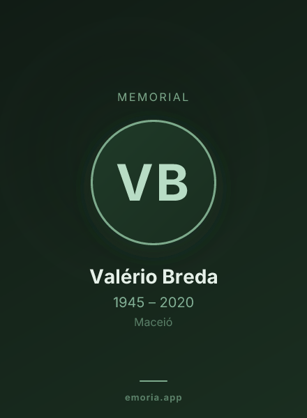 Memorial portrait of Valério Breda
