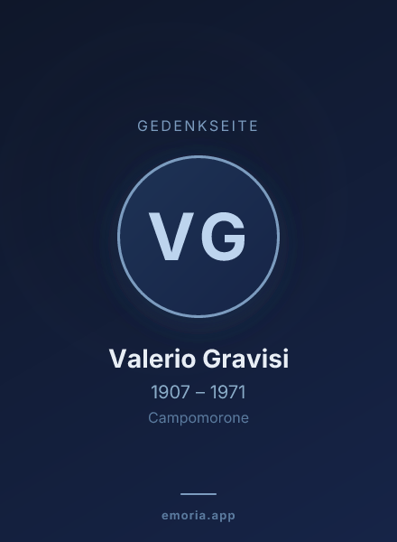 Gedenkportrait von Valerio Gravisi