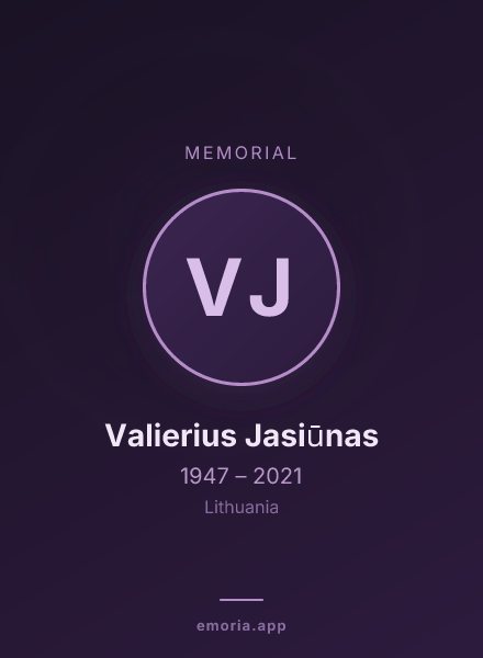Memorial portrait of Valierius Jasiūnas