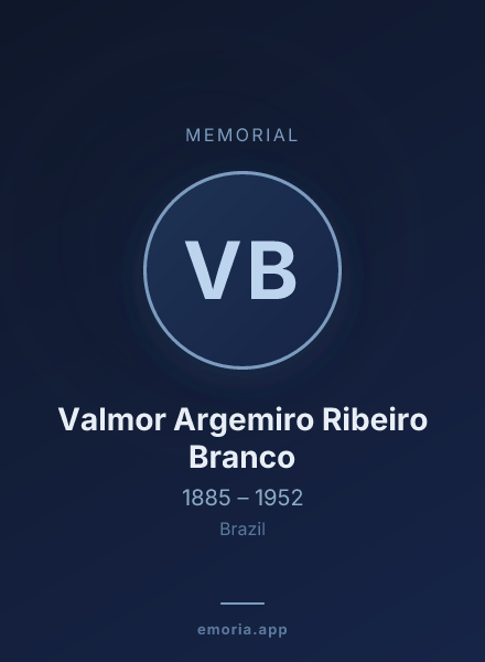 Memorial portrait of Valmor Argemiro Ribeiro Branco