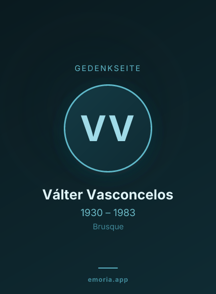 Gedenkportrait von Válter Vasconcelos