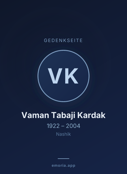 Gedenkportrait von Vaman Tabaji Kardak