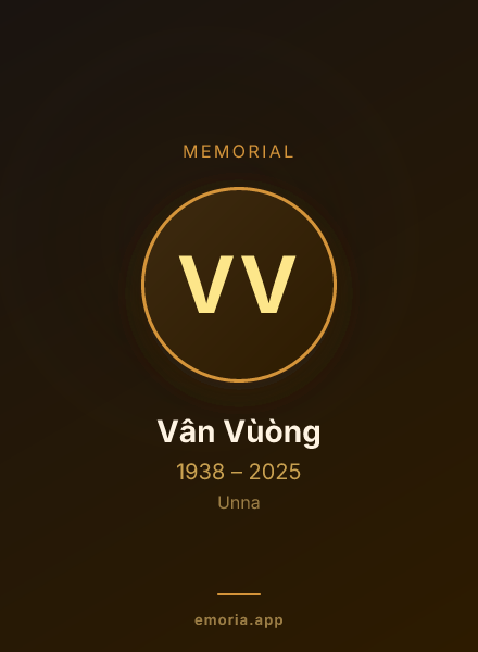 Memorial portrait of Vân Vùòng