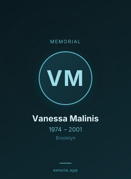 Memorial portrait of Vanessa Malinis