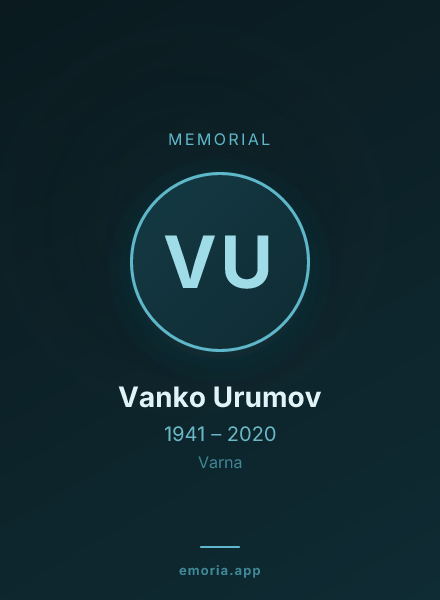 Memorial portrait of Vanko Urumov