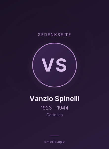Gedenkportrait von Vanzio Spinelli