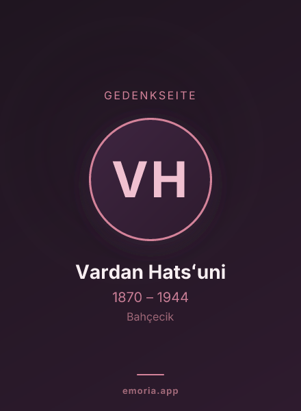 Gedenkportrait von Vardan Hatsʻuni