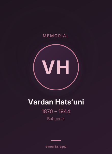 Memorial portrait of Vardan Hatsʻuni