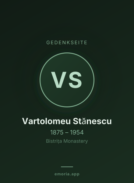 Gedenkportrait von Vartolomeu Stănescu